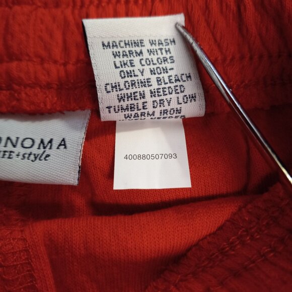 Sonoma Life + Style Size 0-3M Shorts Baby Boy Red Blue Athletic Cotton NEW - Picture 4 of 4